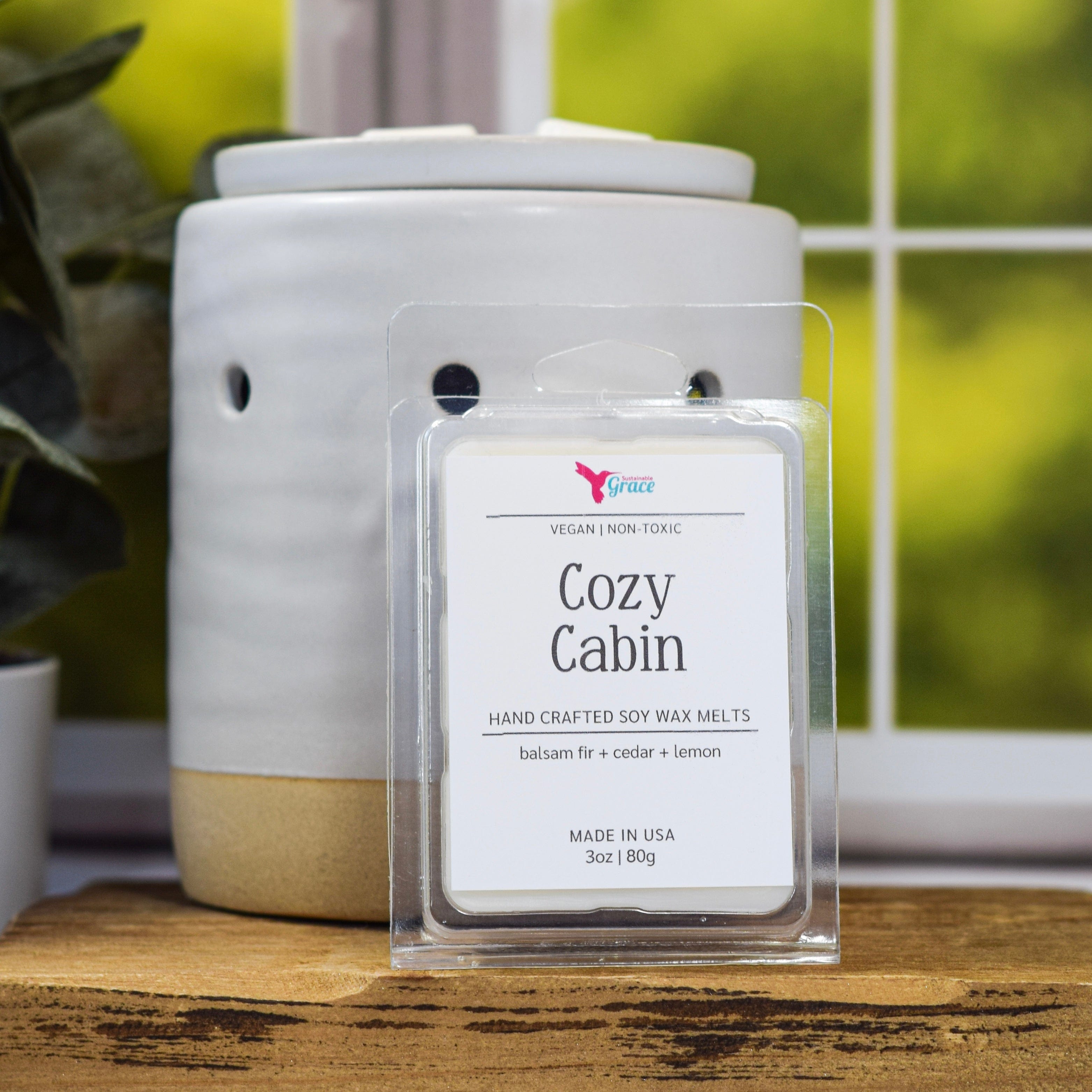 Cozy Cabin Wax Melts, Balsam & Cedar Wax Melts